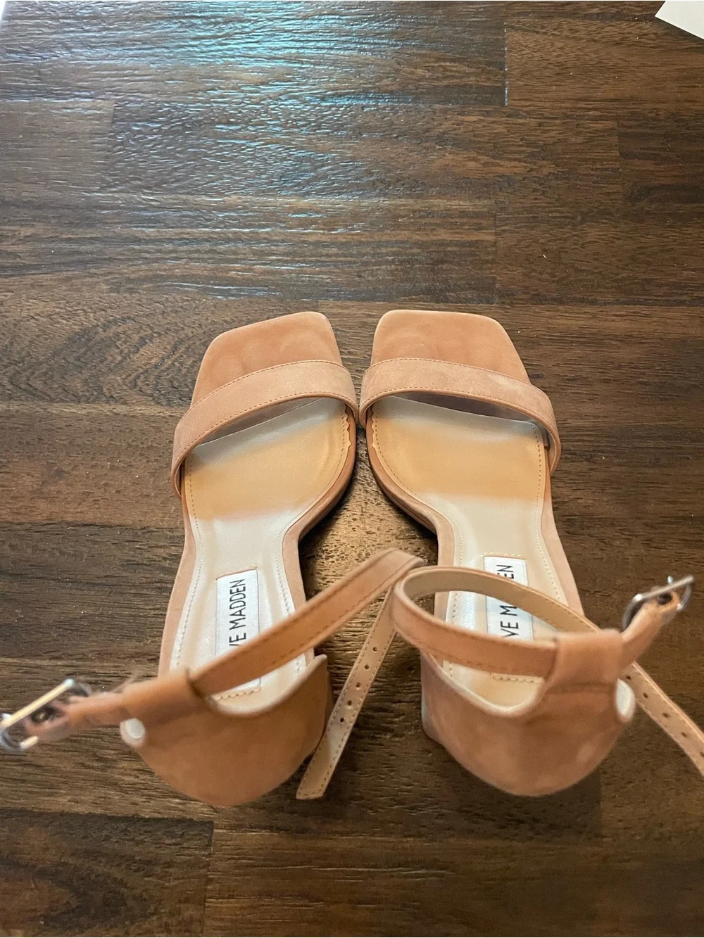 Steve Madden Tiaa Heels In Camel Nubuck 6.5